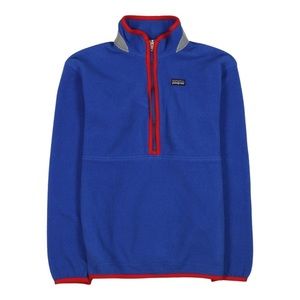 Patagonia Boy’s Synchilla Marsupial 1/2 Zip Sweater Size XL - Blue